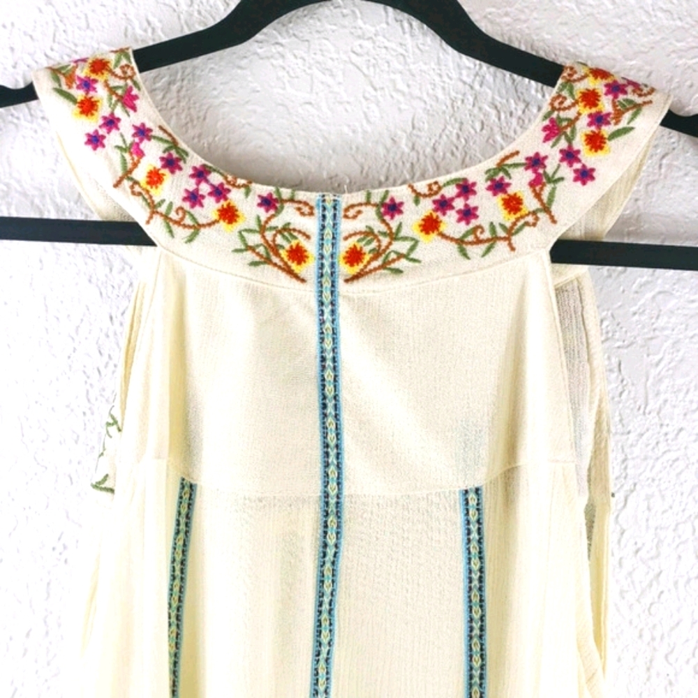 SHORELINE Floral Embroidered Hi-Low Dress S - Picture 11 of 11